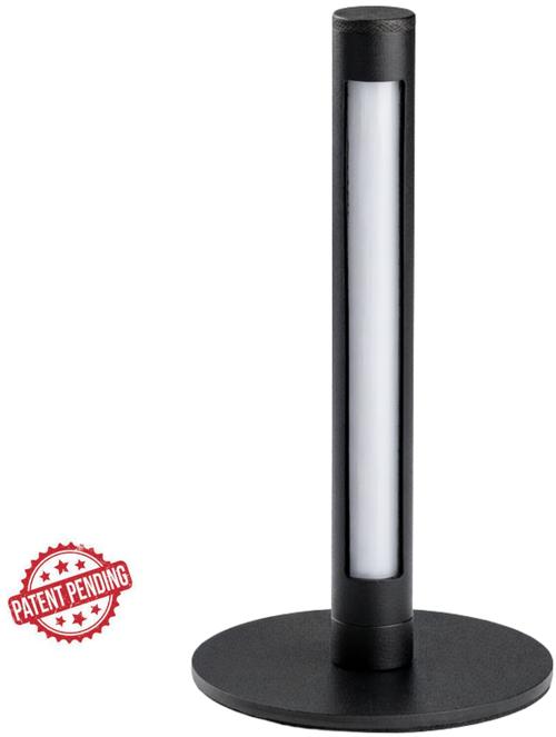 Shabbostick Mini black rechargeable LED travel Shabbos lamp with zippered case | Judaica Square Lakewood