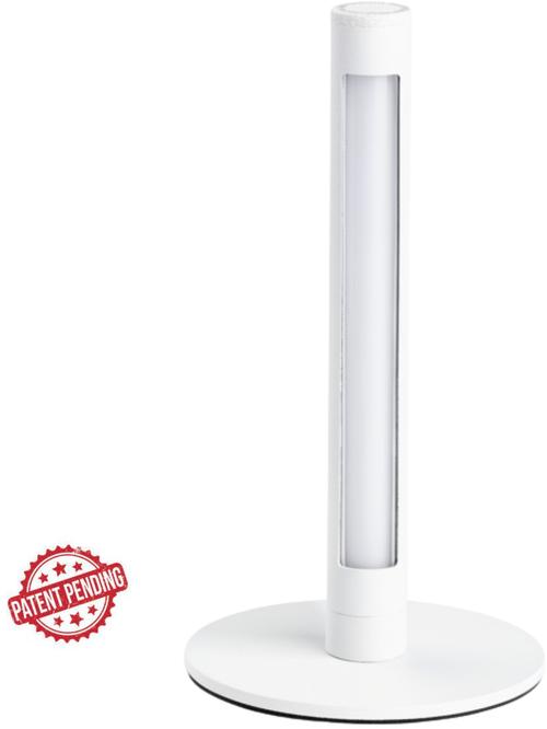 Shabbostick Mini white rechargeable LED travel Shabbos lamp with zippered case | Judaica Square Lakewood