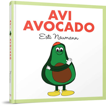 Avi Avocado front cover — Esti Neumann, hardcover, published by Menucha Publishers