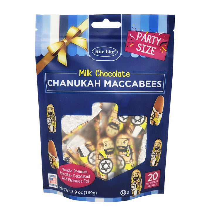 Rite Lite Bag of Milk Chocolate Chanukah Maccabees