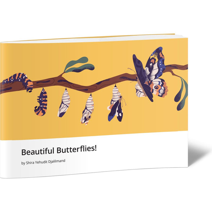 Beautiful Butterflies! — Shira Yehudit Djalilmand softcover | Judaica Square Lakewood