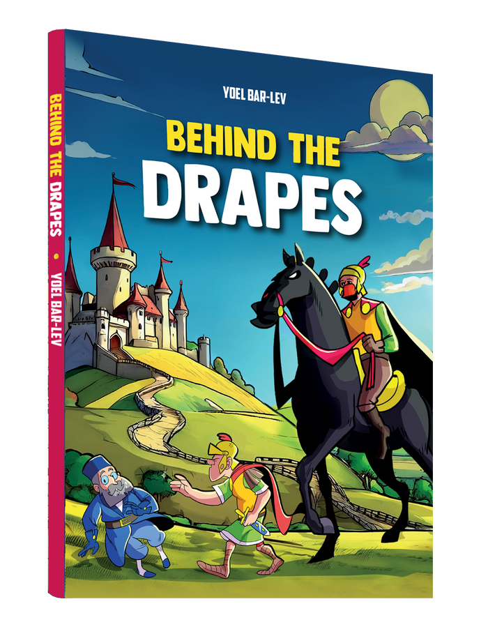 Behind The Drapes English comic book front cover