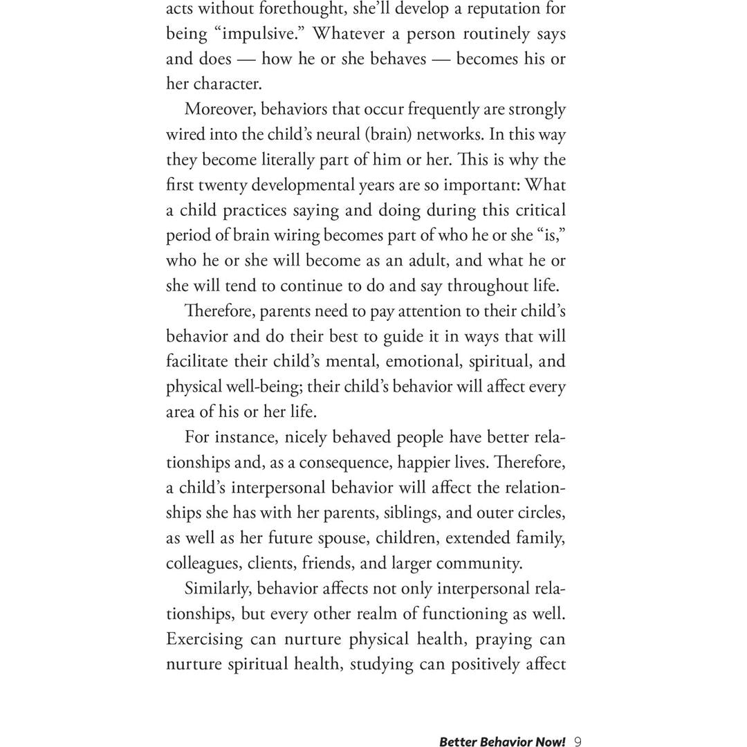 Better Behavior Now!: NOT AVAILABLE — Menucha Publishers | Judaica Square Lakewood
