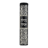 Black leather Megillah holder with light Hebrew embroidery