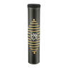 Black Leather Megillah Holder, with Gold Embroidery