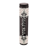 Brown and white Megillah holder with light Hebrew embroidery