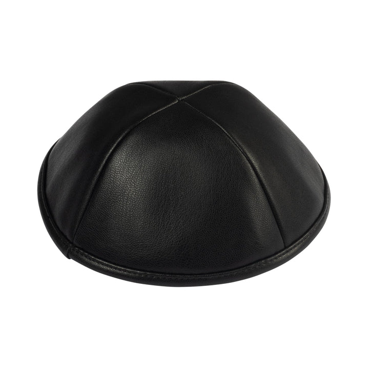 Black Leather Kippah / Yarmulke