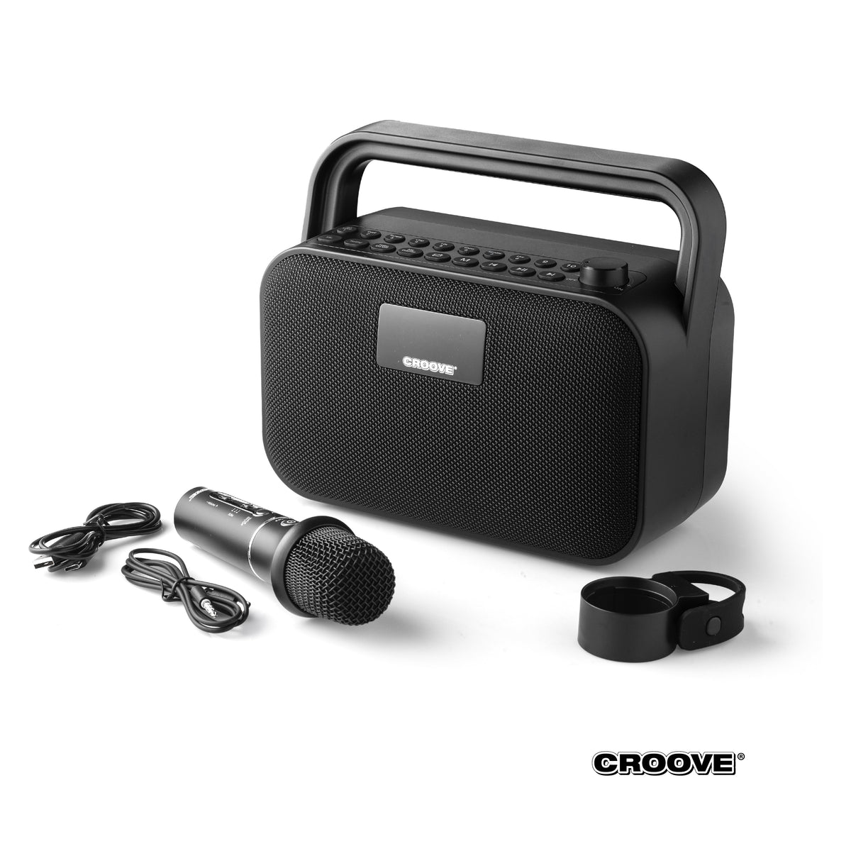 Croove Portable Karaoke Machine with Wireless Mic - Bluetooth Speaker — product view, view 4 | Judaica Square Lakewood