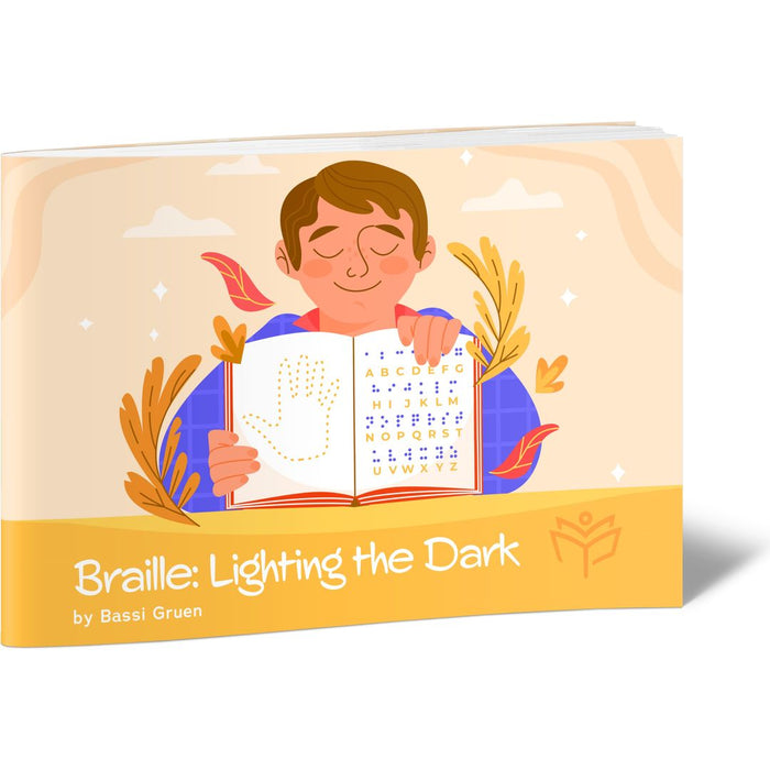 Braille: Lighting the Dark — Bassi Gruen softcover | Judaica Square Lakewood