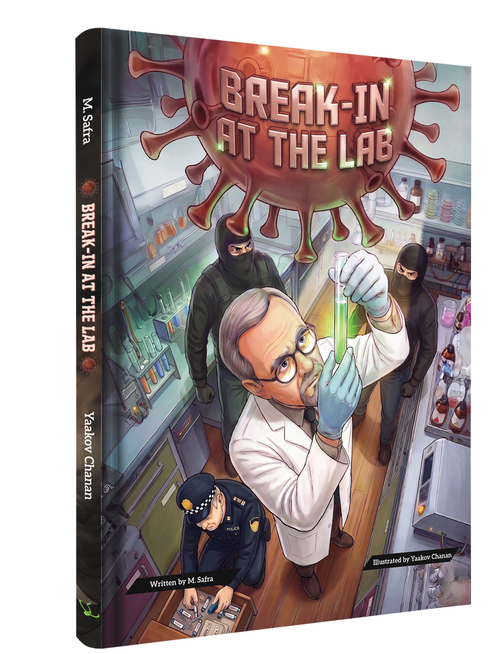 Break- In At The Lab — English Comic Book — front cover