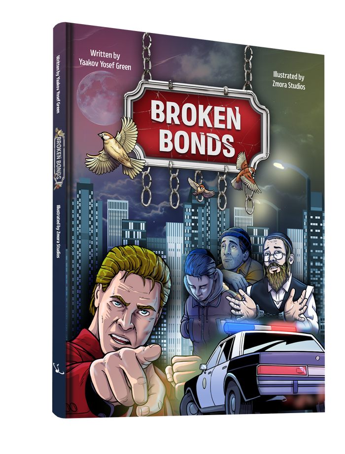 Broken Bonds - Comic Book — English book front cover
