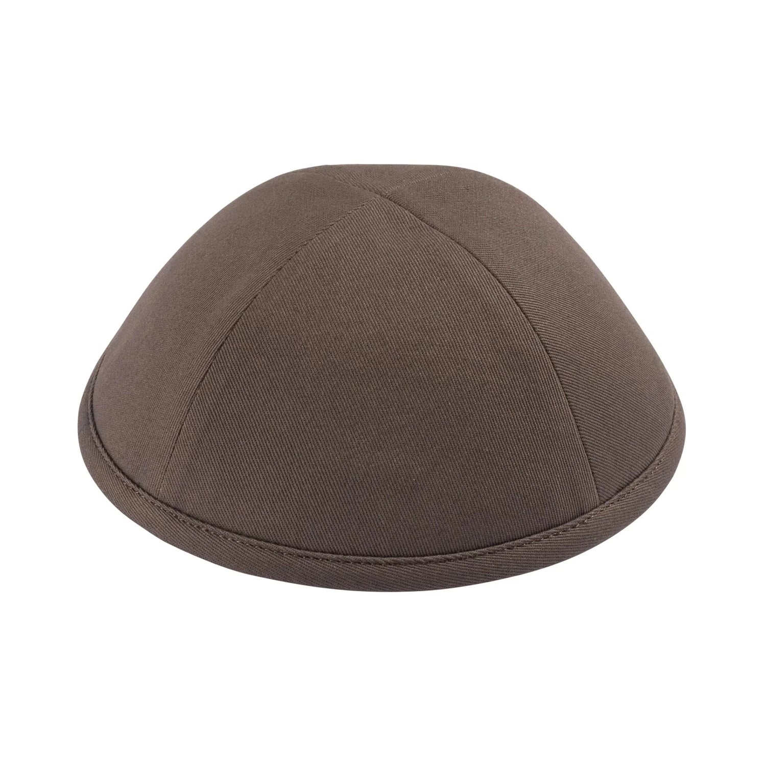 Cotton Kippah - side view showing six-panel design
