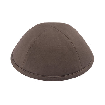 Brown Cotton Kippah for Boys - iKippah by Judaica Square