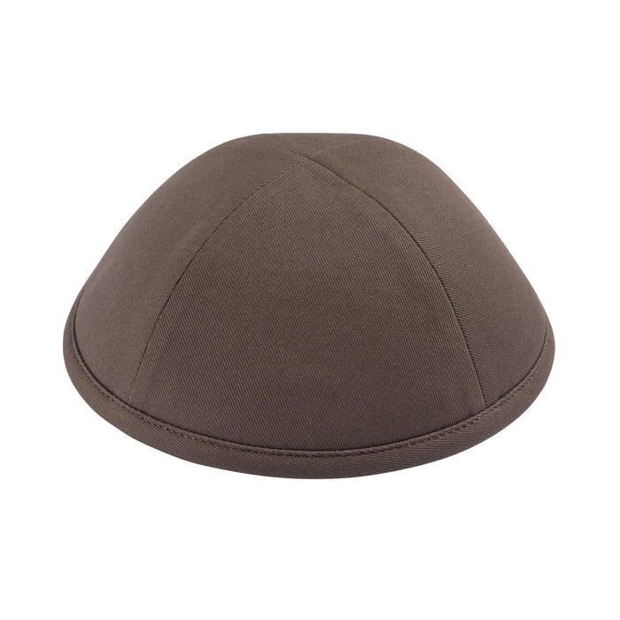 Brown Cotton Kippah for Boys - iKippah by Judaica Square