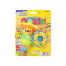 Busy Kinder Light Up Dreidel on a yellow blister card with a multicolor spinner and lettered disc