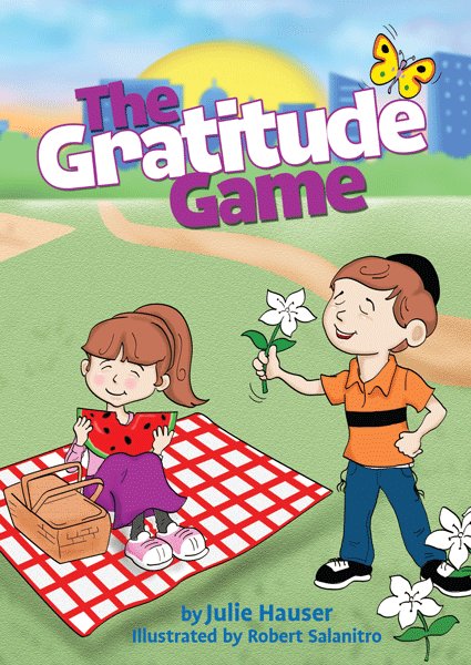 Front cover of The Gratitude Game by Julie Hauser