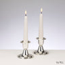 Rite Lite Set of 2 Silverplated Candlesticks, 2.5 High, Silver Plated, 2.5 Inch High
