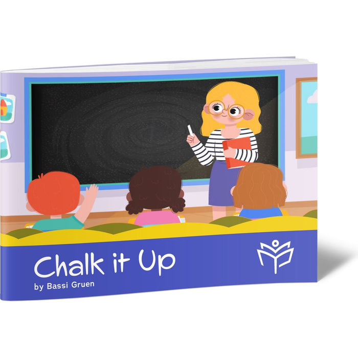 Chalk it Up — Bassi Gruen softcover | Judaica Square Lakewood