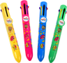 Chanukah 8 color shuttle pens in yellow, pink, blue and green