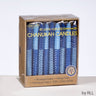 Rite Lite Chanukah Candles, Blue 2 Tone Honeycomb Beeswax