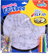 Izzy n Dizzy Chanukah coloring frisbee kit