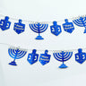 Rite Lite Chanukah Blue and Silver Foil Garland, 9 Feet