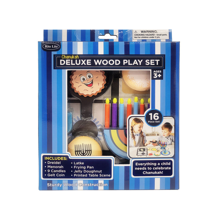 Rite Lite Chanukah Deluxe Wood Children's Play Set