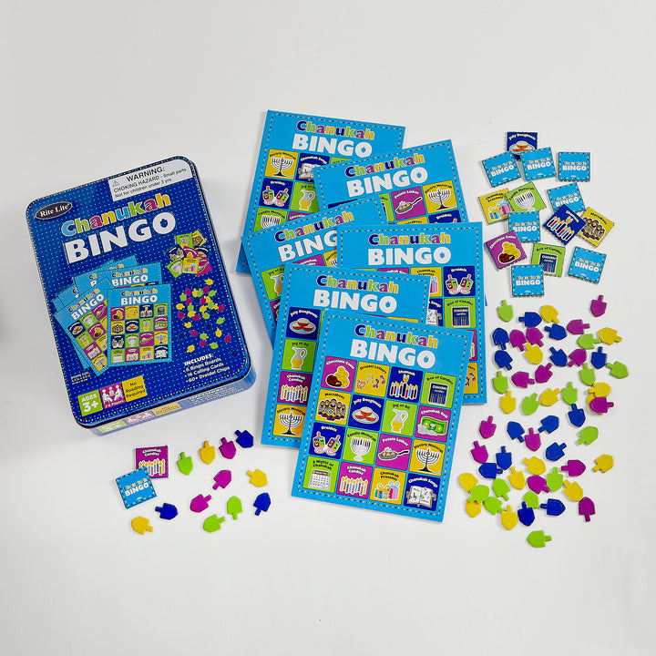 Rite Lite Chanukah Bingo Game in Collectible Tin