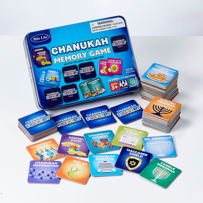 Rite Lite Chanukah Memory Game in Collectible Tin