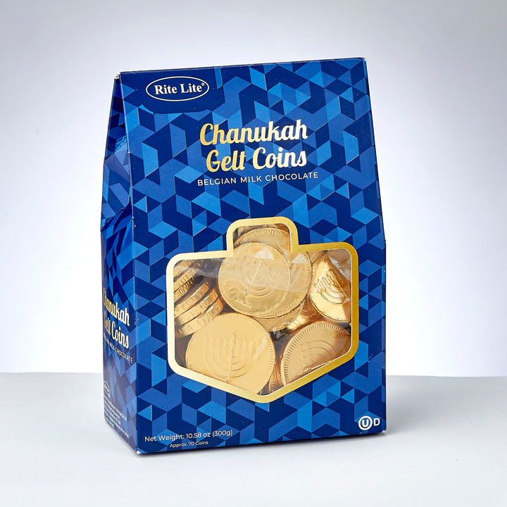 Rite Lite Belgian Milk Chocolate Chanukah Coins in Gift Box