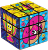 Izzy n Dizzy Chanukah magic cube with menorah and donut pictures