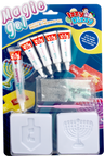 Izzy n Dizzy Chanukah Magic Gel kit with molds