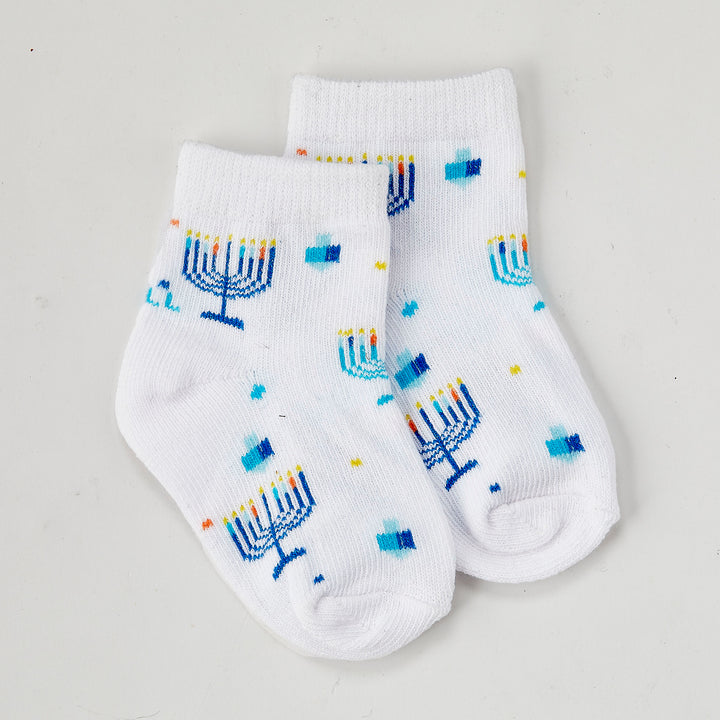 Rite Lite Chanukah Baby Socks, Cotton Blend