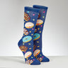 Rite Lite Chanukah Doughnuts Adult Crew Socks, Cotton Blend