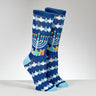 Rite Lite Ugly Sweater Chanukah Adult Crew Socks, Cotton Blend