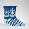 Rite Lite Chanukah Ugly Sweater Youth Crew Socks, Cotton Blend