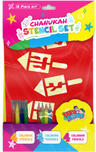 Izzy n Dizzy 12 piece Chanukah stencil set