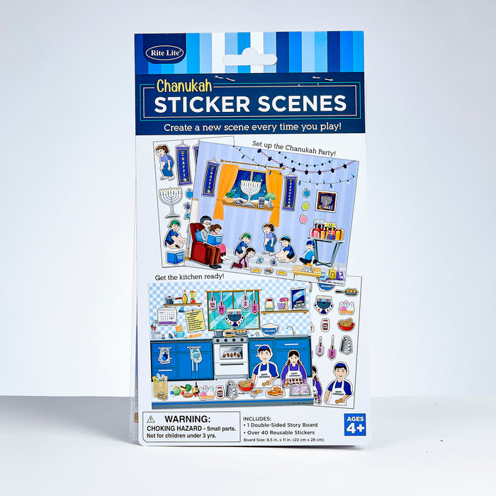 Rite Lite Chanukah Scenes with Reusable Stickers