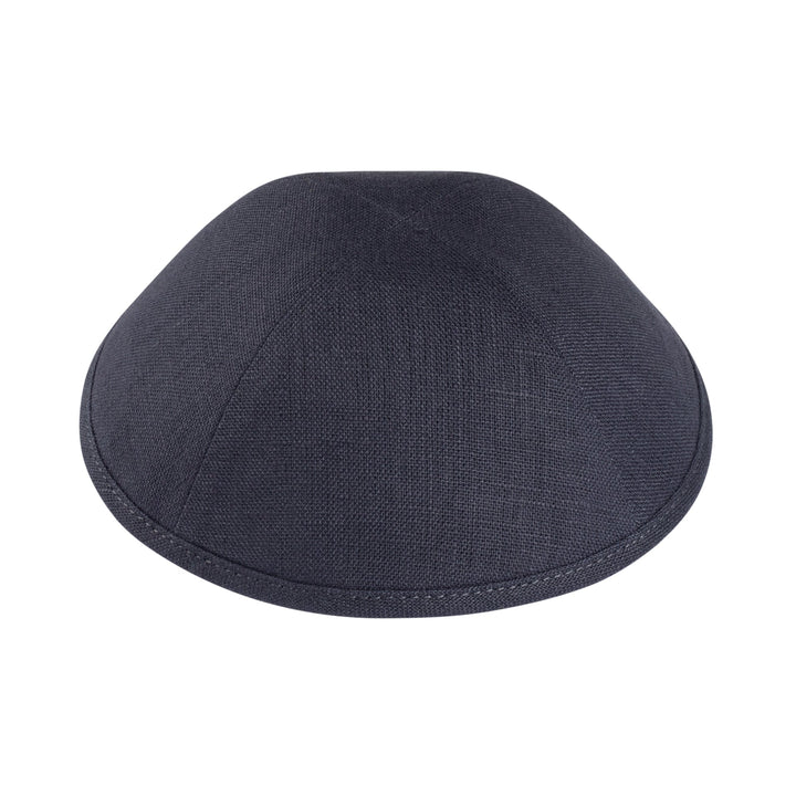 Slate Gray Linen Kippah / Yarmulke