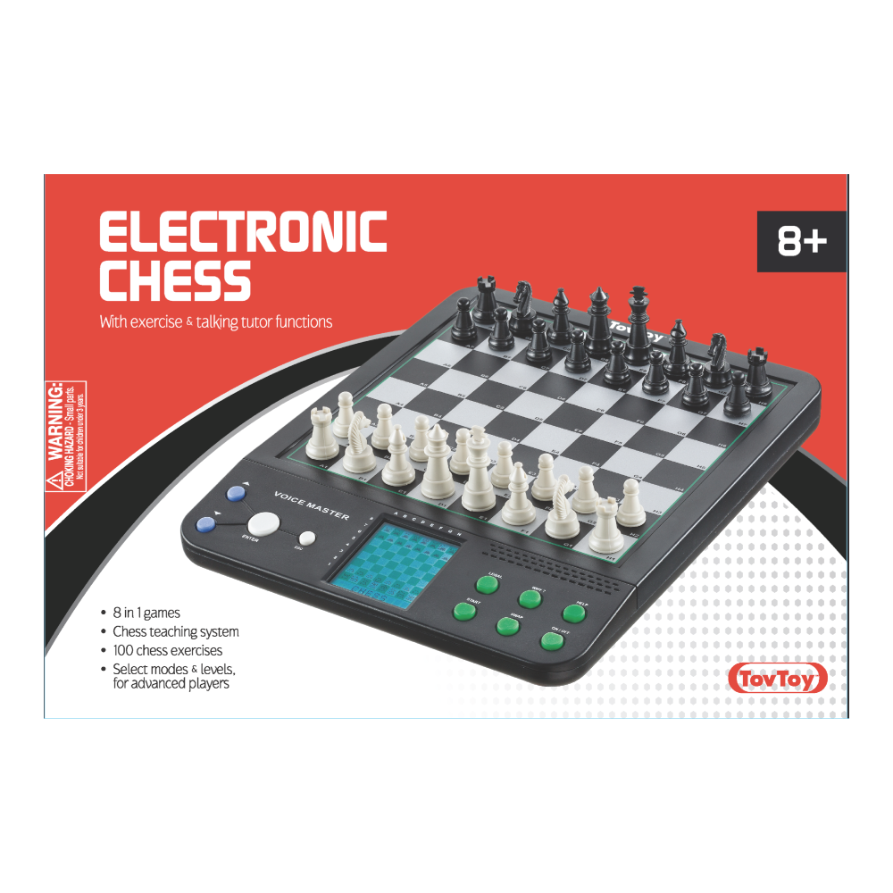 Electronic Magnetic Chess & Checkers Set 10" - Mitzvah Family 8-in-1 — board, view 2 | Judaica Square Lakewood