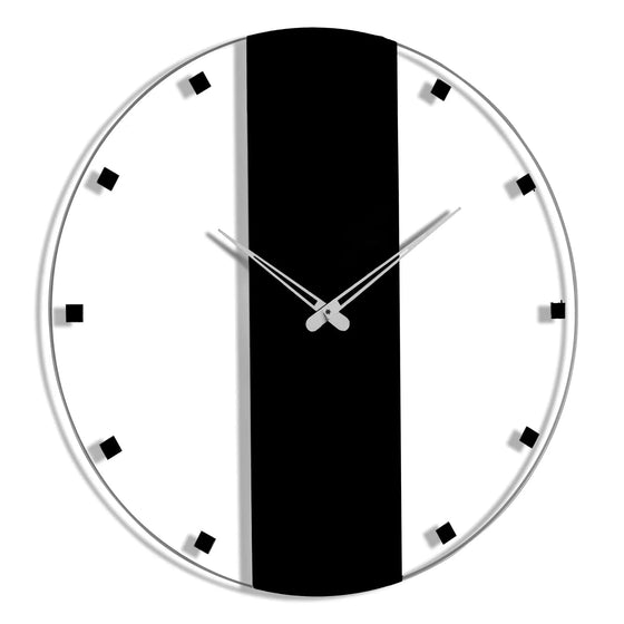 Classic Clock (White & Black) — Acrylic Wall Clock | Judaica Square Lakewood