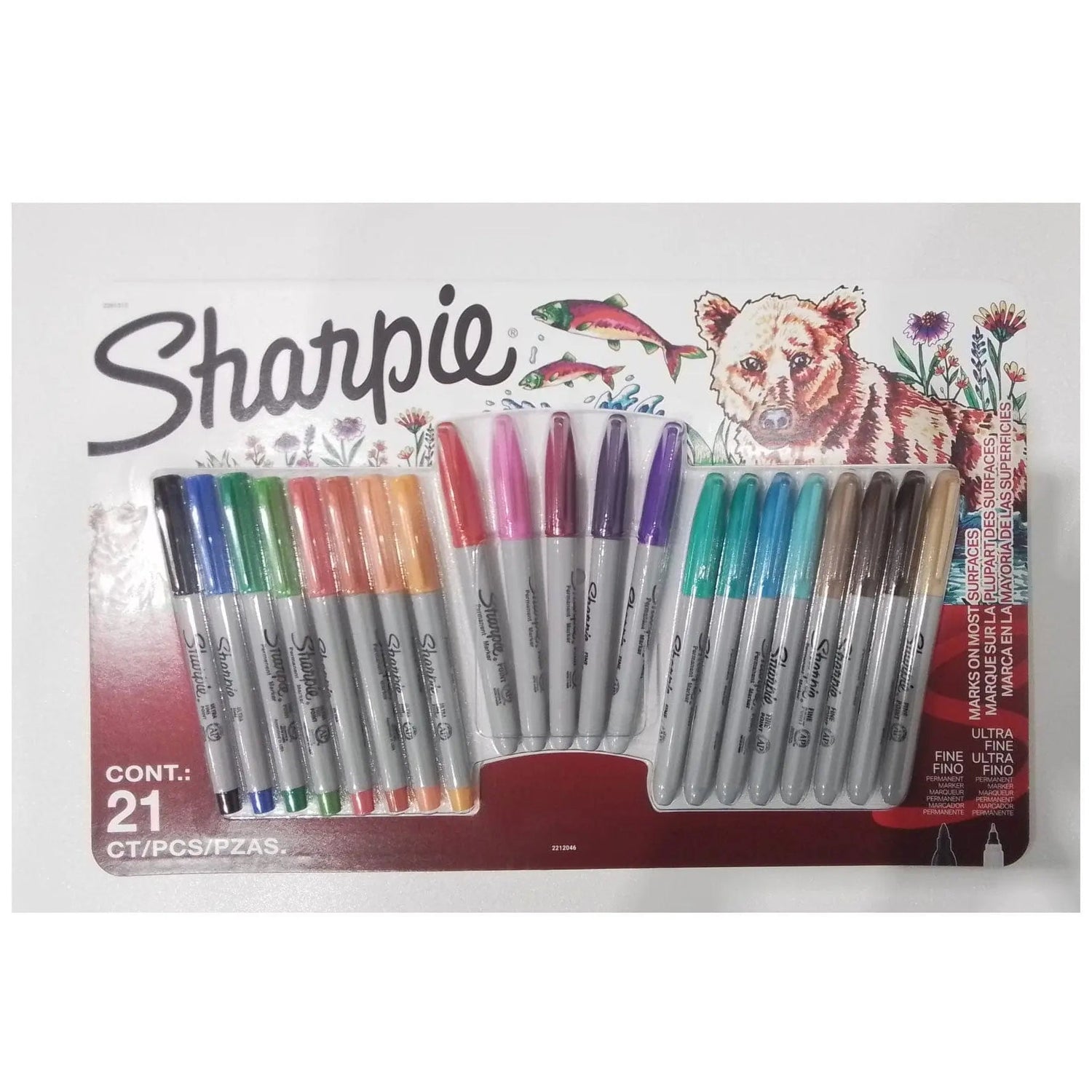 Color it Acrylic Sharpie Markers — reverse view | Judaica Square Lakewood