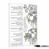 Color-It Acrylic Pomegranate Simanim Card — Lucite Coloring Card | Judaica Square Lakewood