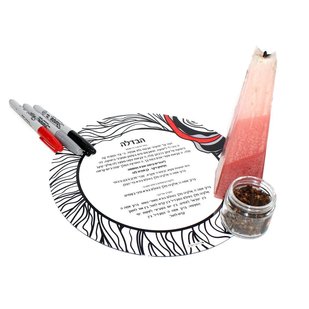 Color it Acrylic Havdalah Plate | Judaica Square Lakewood