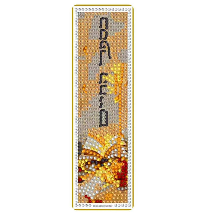 Diamond Art Rosh Hashana Bookmark — leather Judaica
