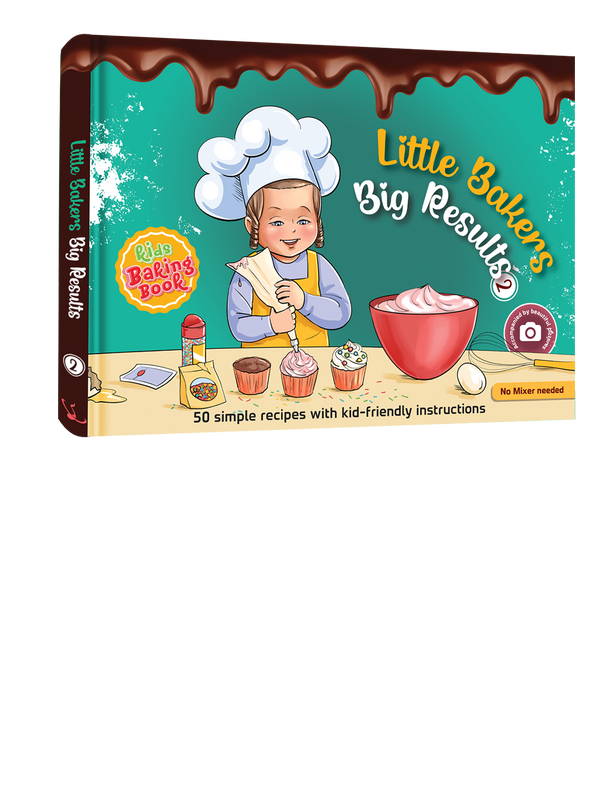 Cookbook Little Bakers Big Results 2 English cookbook front cover
