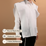 Cotton Tzitzis — Round Neck, 1-Hole