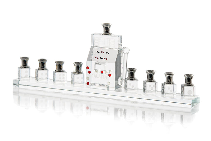 Crystal jackpot slot machine menorah