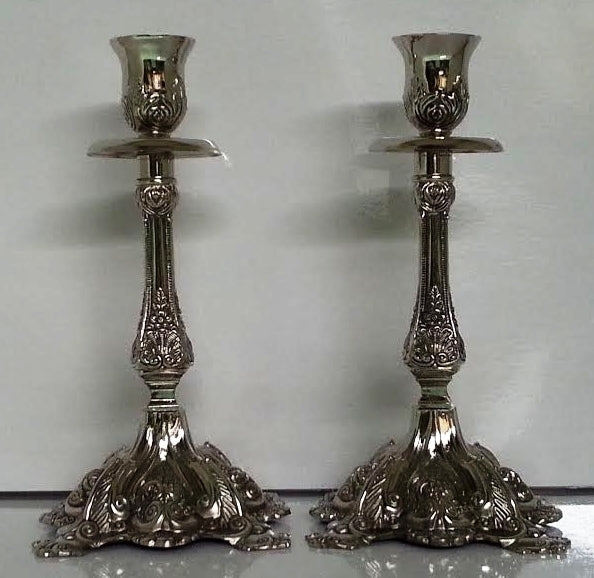 Candlesticks Nickel Plated