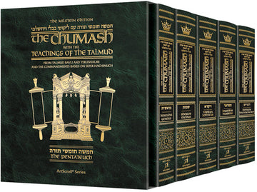 The Milstein Edition Chumash with the Teachings of the Talmud, complete in a slipcased hardcover set